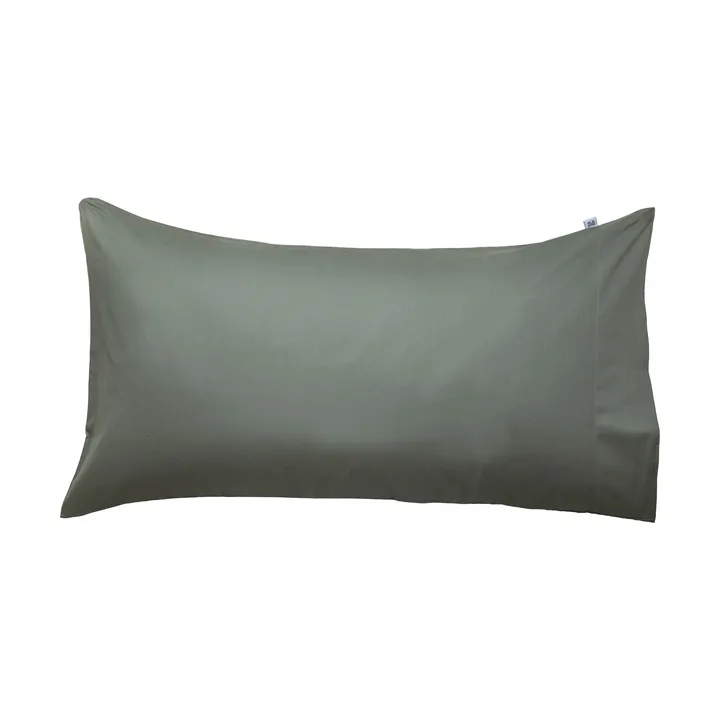 Funda de almohada Satina plain - Verde, 50x90 cm - Mille Notti