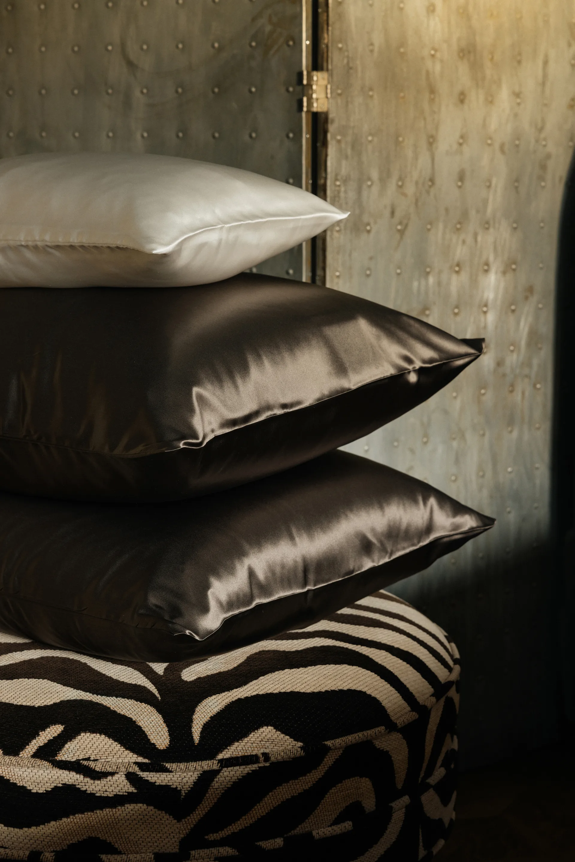 Funda de almohada Sogno, Marrón-gris, 50x60 cm Mille Notti