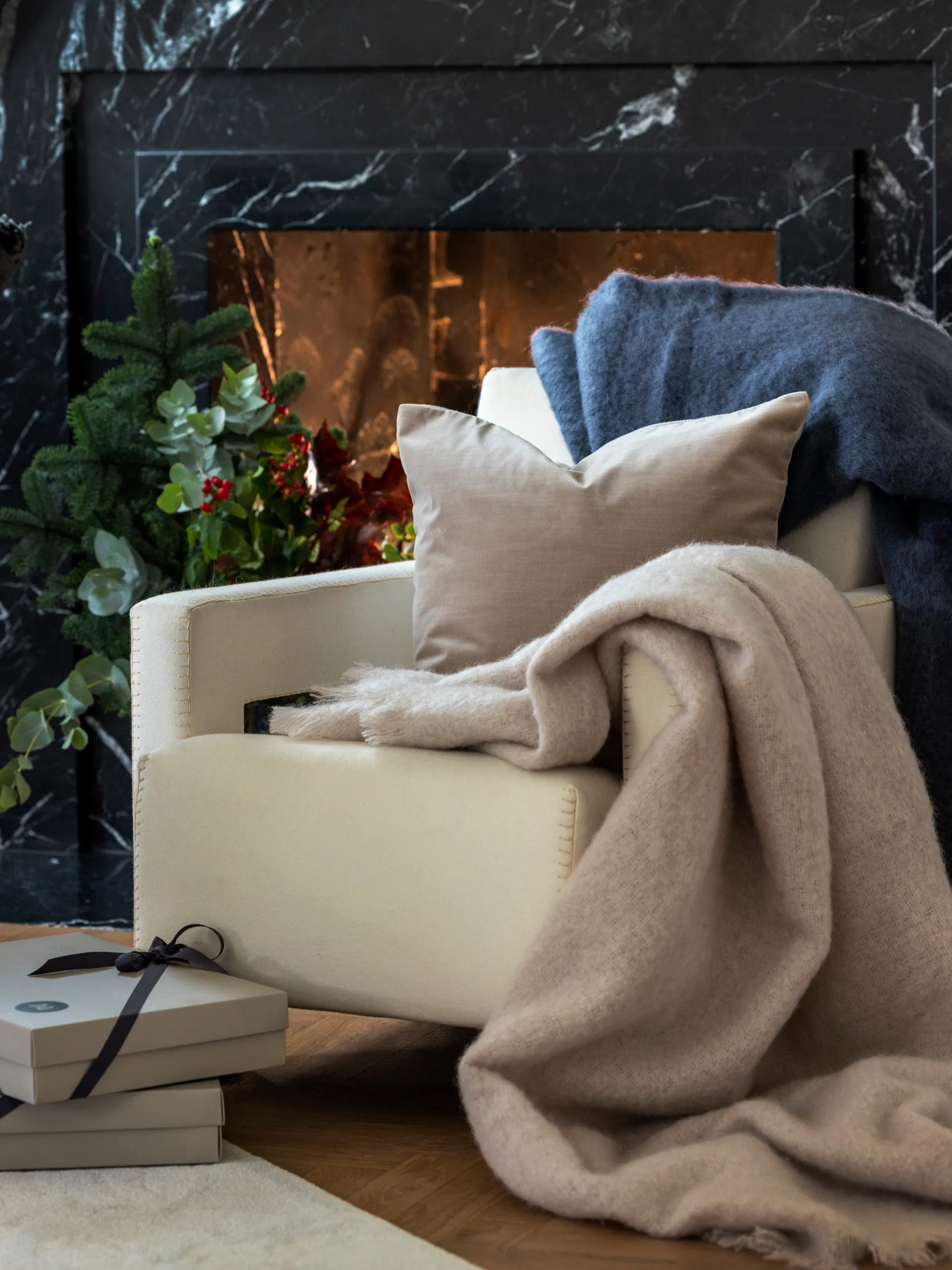 Funda de cojín Verona, Beige, 50x50 cm Mille Notti