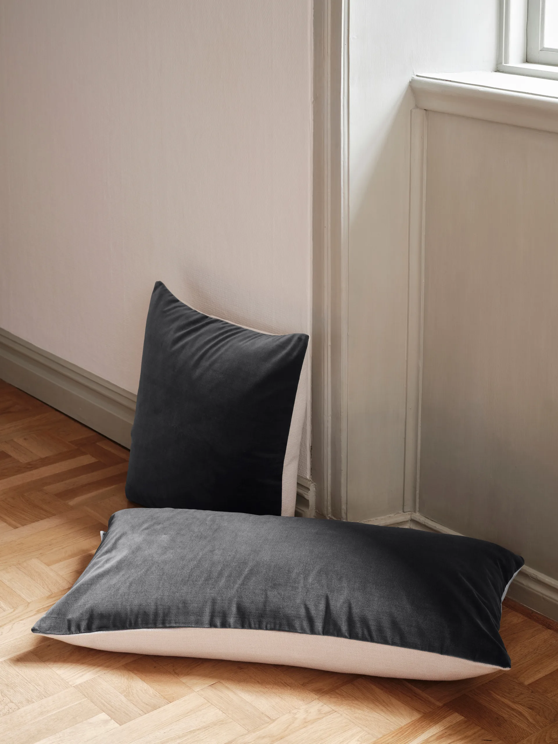 Funda de cojín Verona, Gris oscuro, 50x50 cm Mille Notti