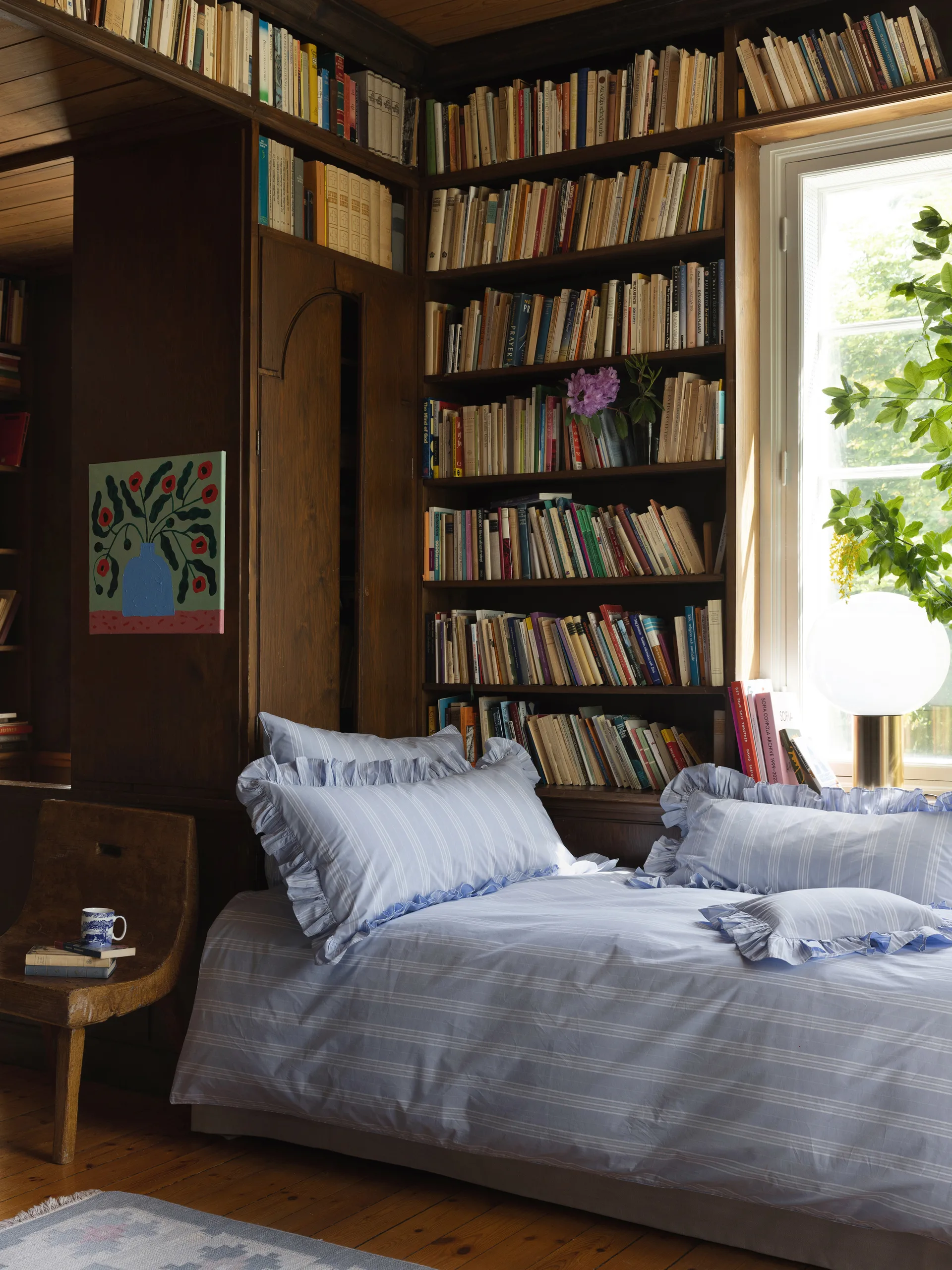 Funda nórdica Camicia, Azul claro, 150x210 cm Mille Notti