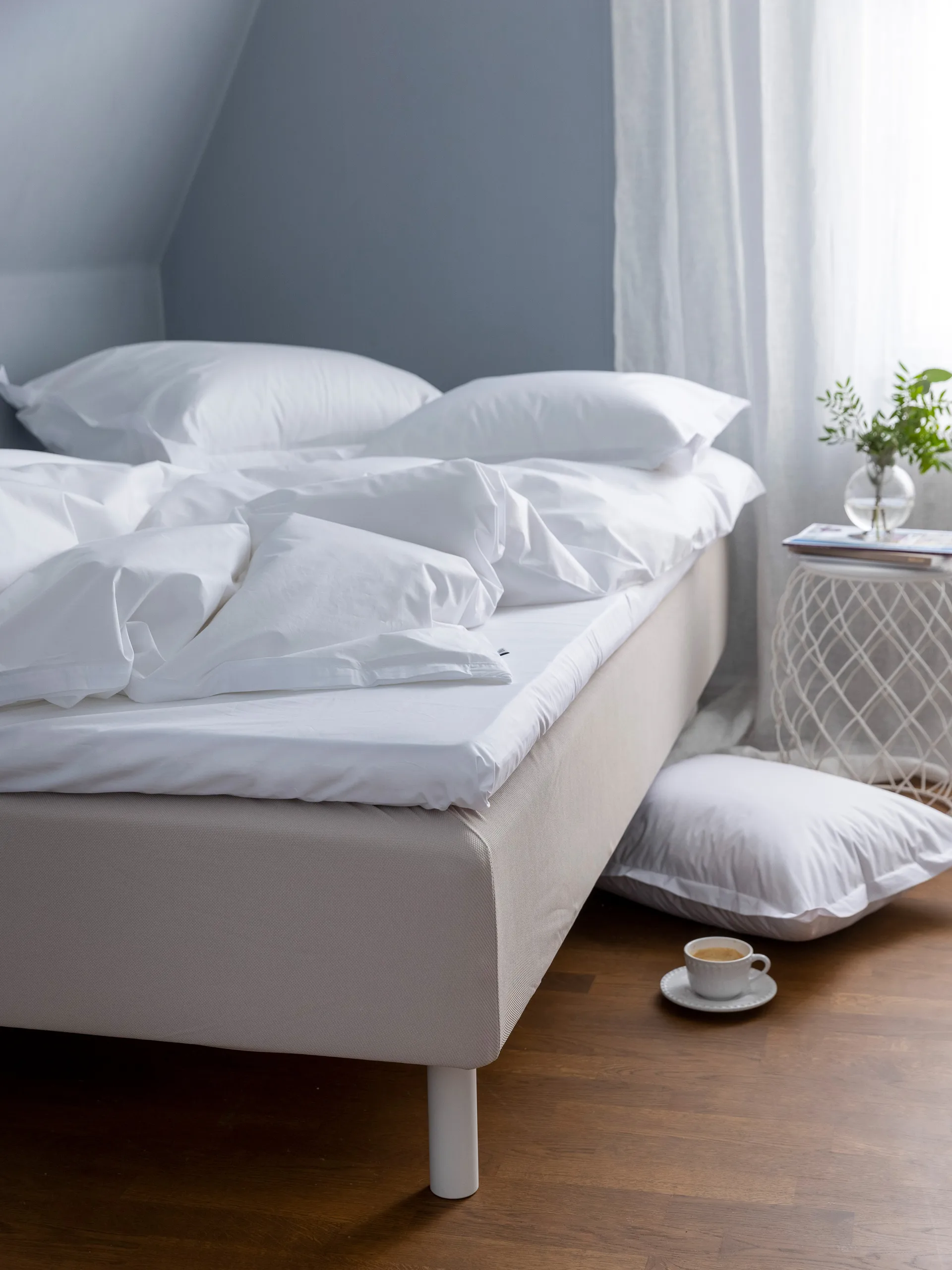 Funda nórdica Pousada Percale EKO, Blanco, 150x210 cm Mille Notti