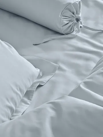 Funda nórdica Satina - Azul claro, 220x220 cm - Mille Notti