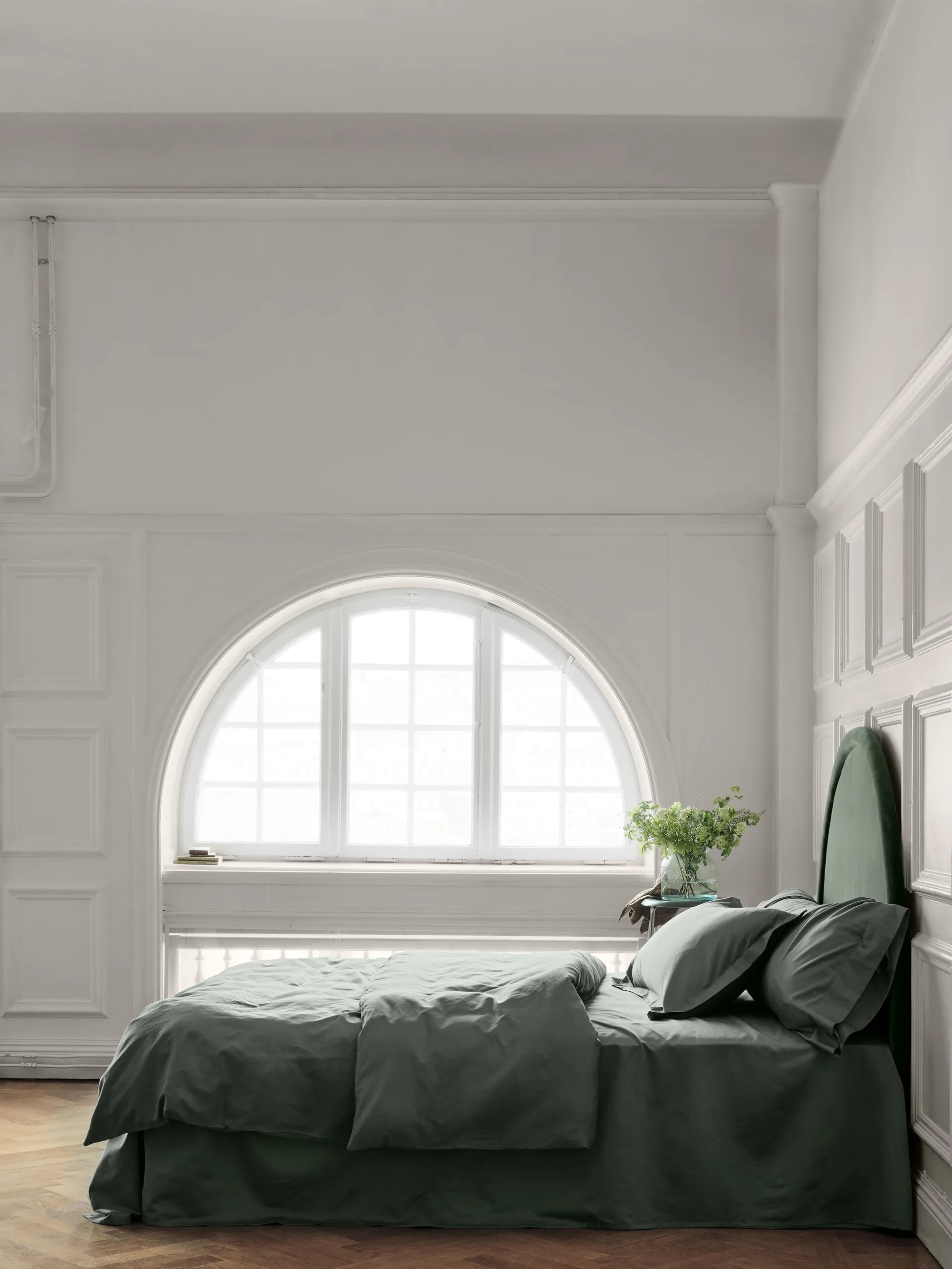 Funda nórdica Satina, Verde, 150x210 cm Mille Notti