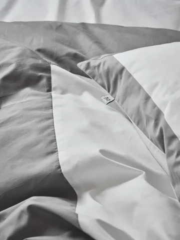 Funda nórdica Sobrio - Gris, 150x210 cm - Mille Notti