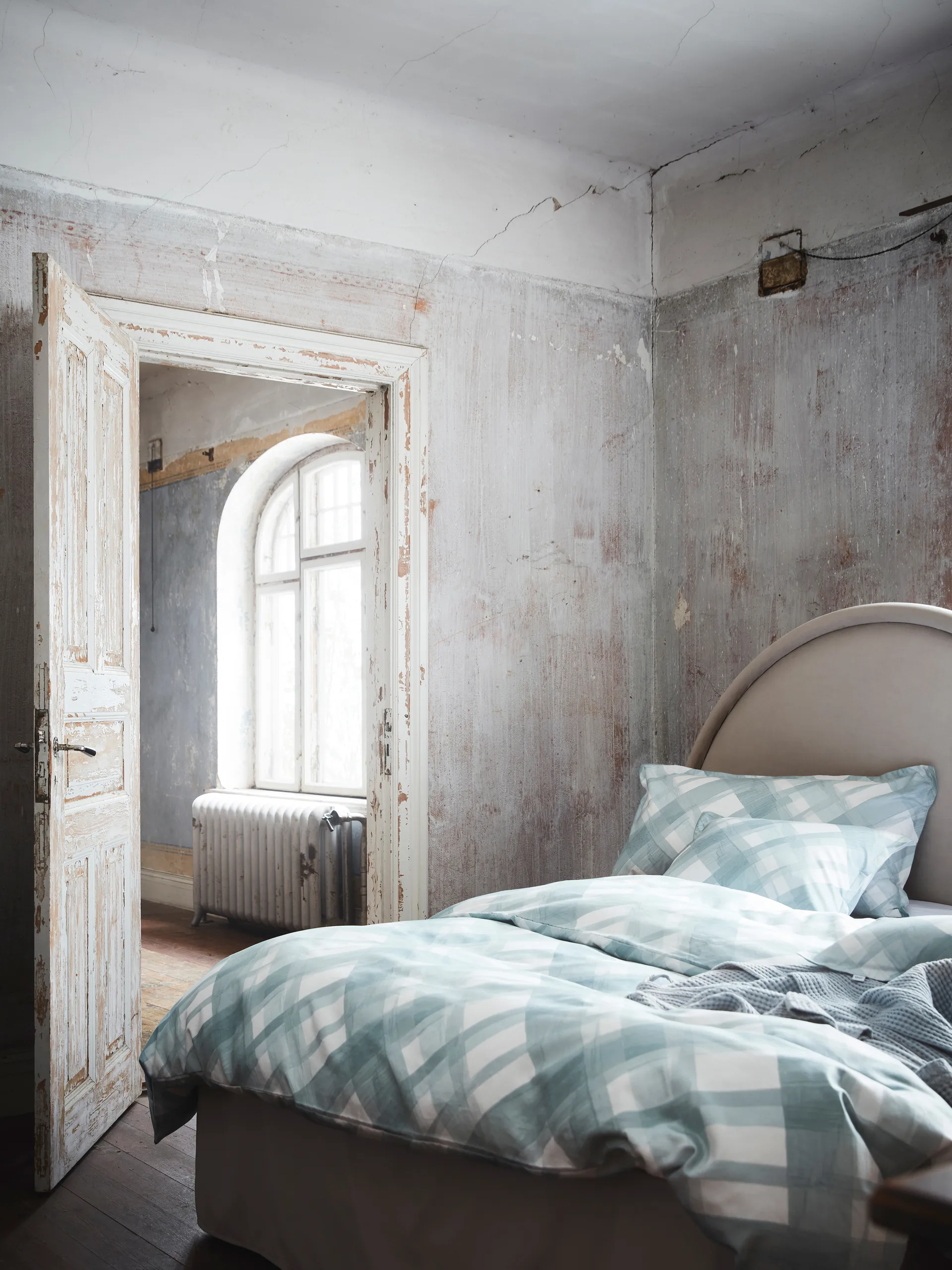 Funda nórdica Spazzola, Aqua, 220x220 cm Mille Notti