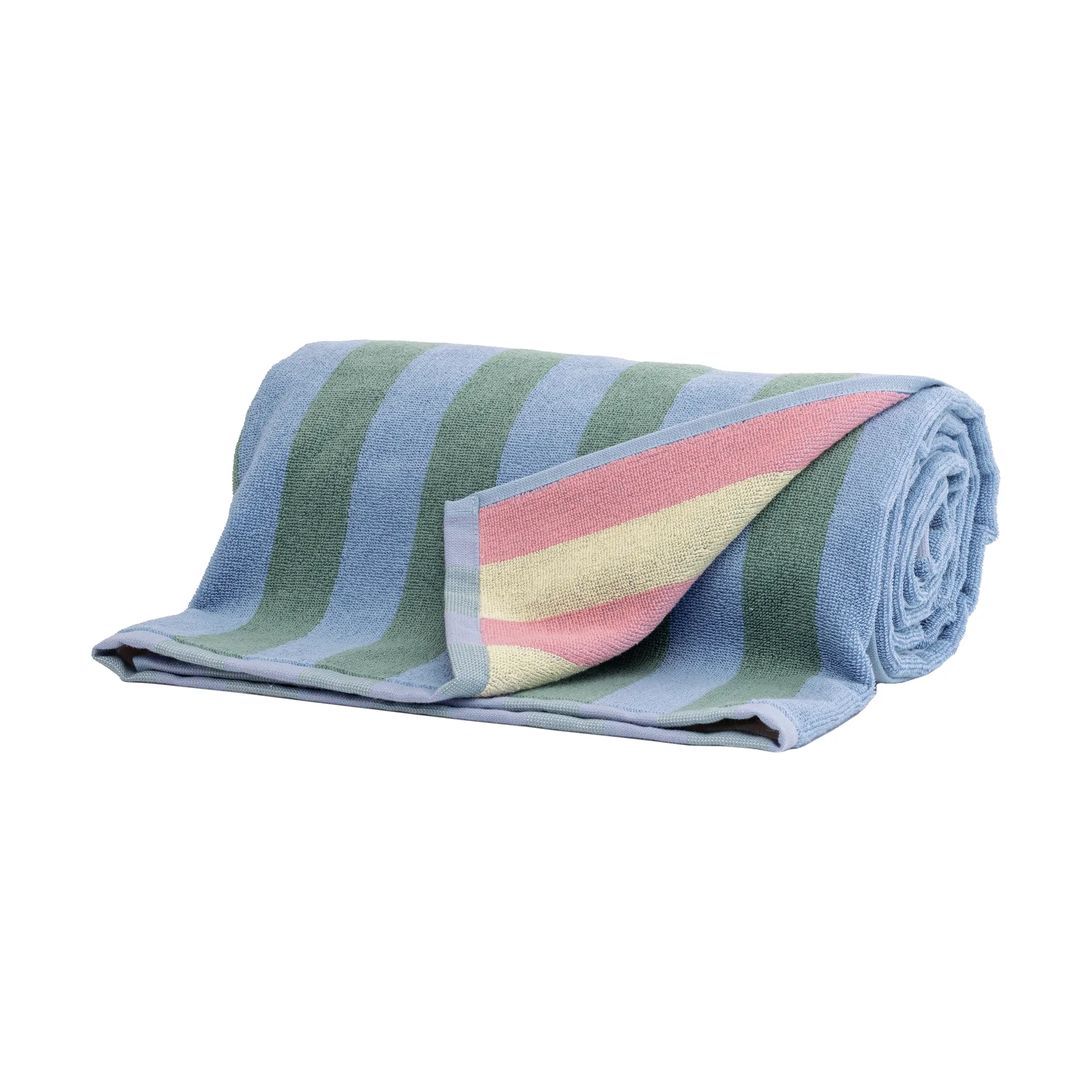 Toalla de playa Positano 100x180 cm, Azul claro Mille Notti