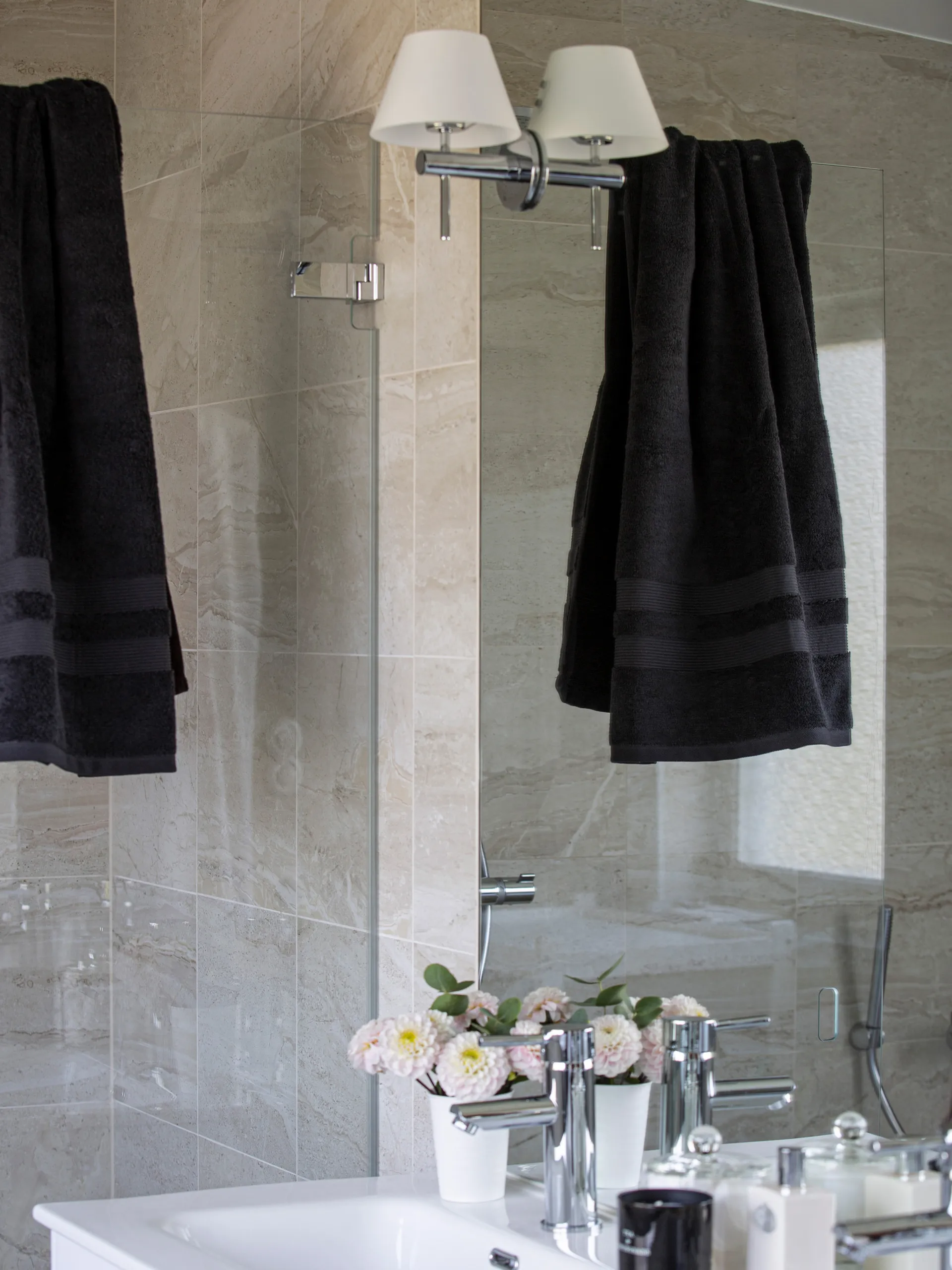 Toalla Fontana EKO, Antracita, 100x150 cm Mille Notti