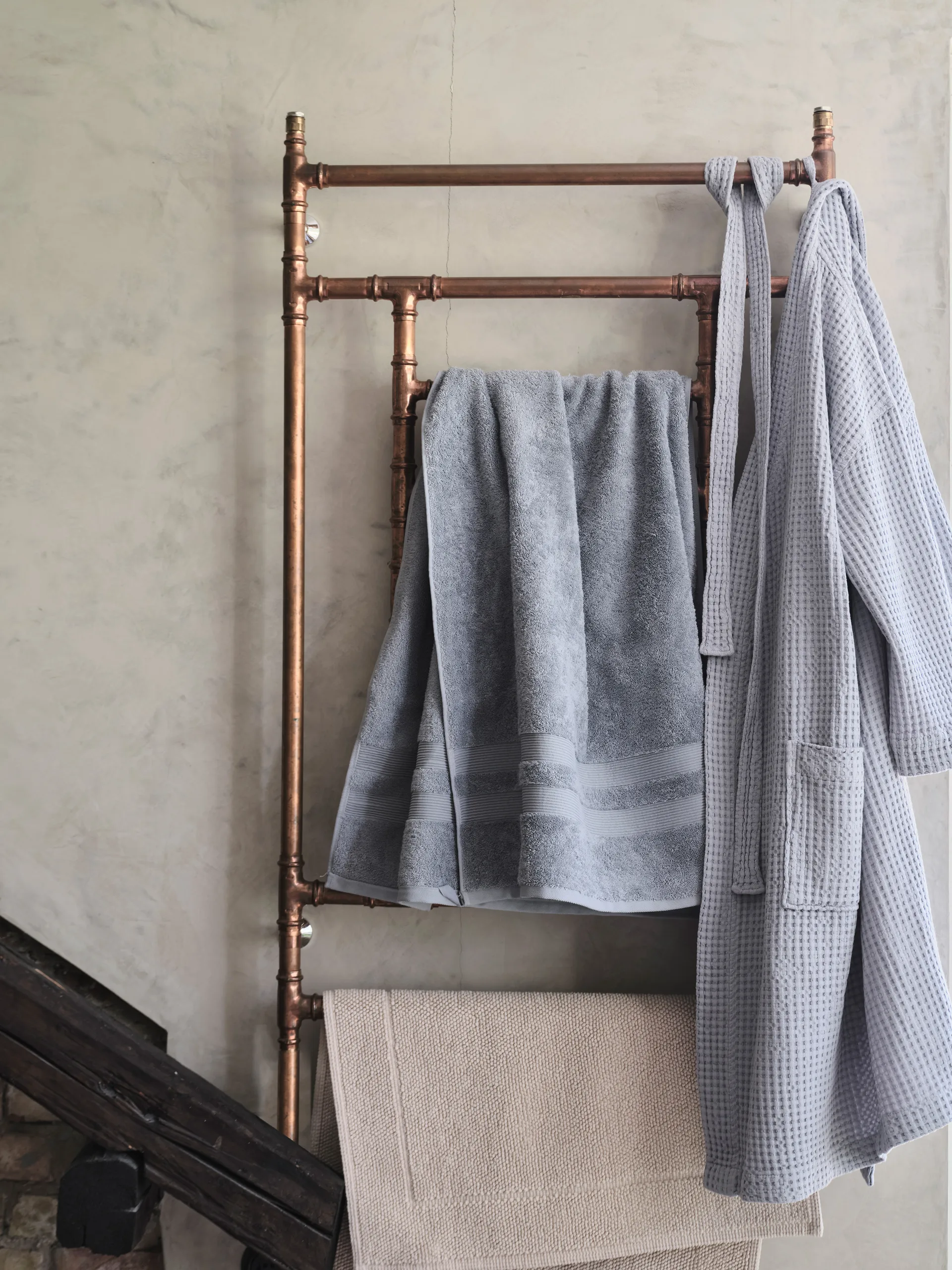 Toalla Fontana EKO, Azul claro, 70x140 cm Mille Notti