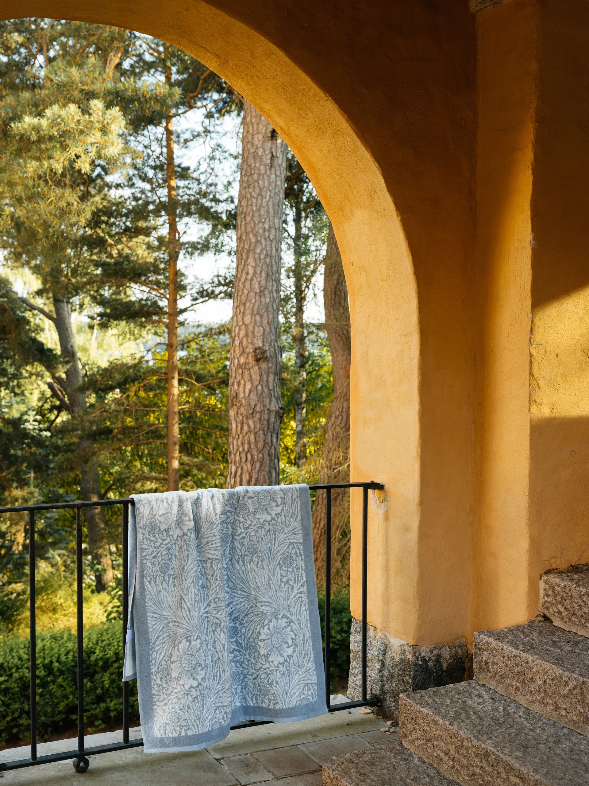 Toalla Morris & Co. Marigold EKO, Azul, 86x150 cm Mille Notti