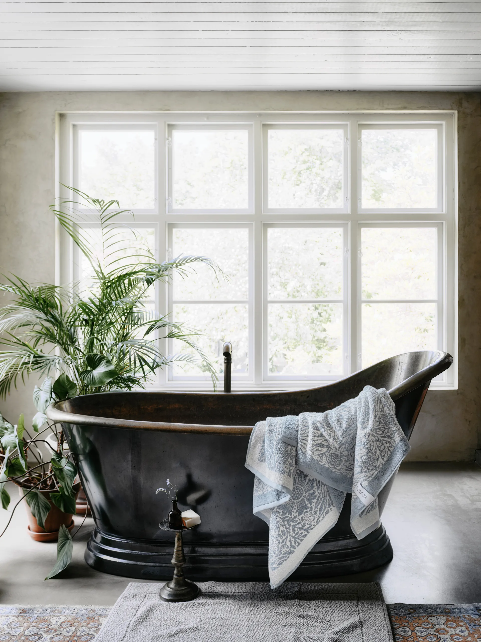 Toalla Morris & Co. Marigold EKO, Azul, 86x150 cm Mille Notti