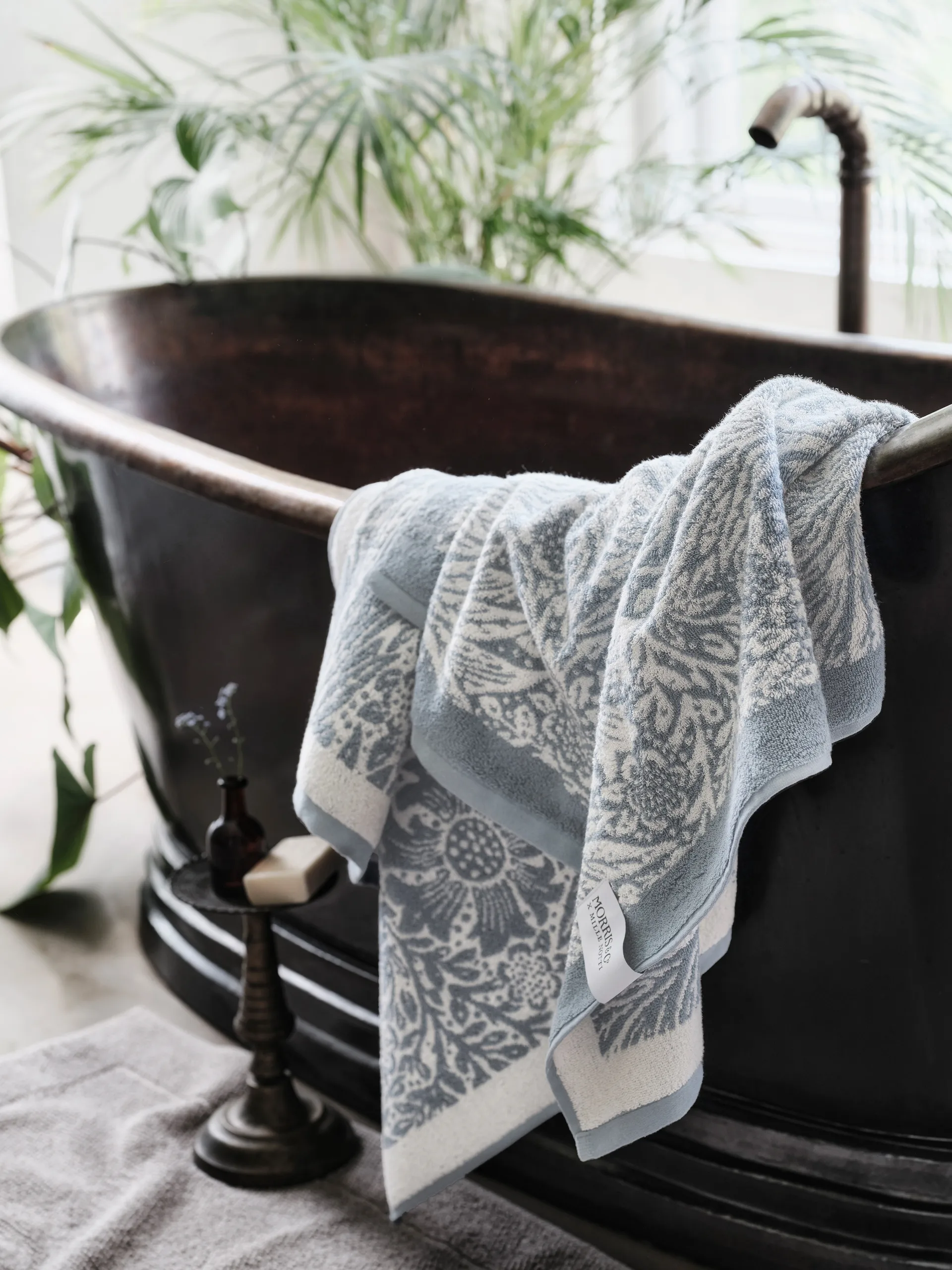 Toalla Morris & Co. Marigold EKO, Azul, 86x150 cm Mille Notti