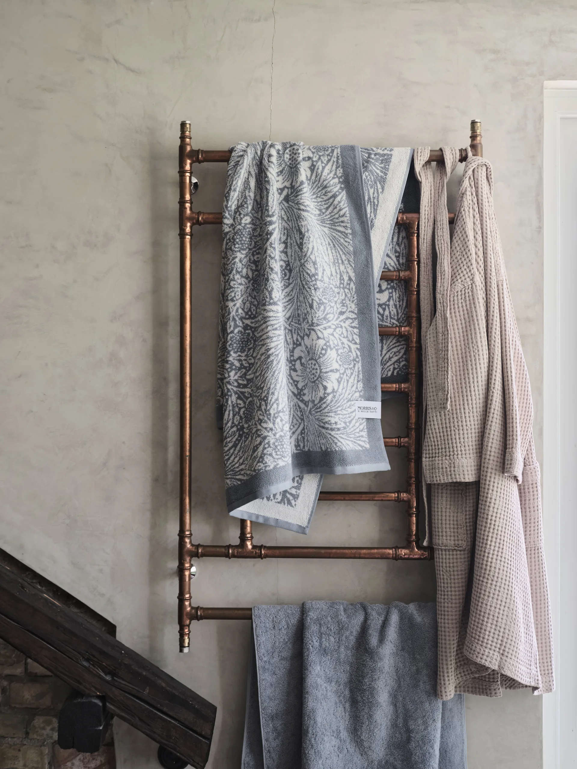 Toalla Morris & Co. Marigold EKO, Azul, 86x150 cm Mille Notti