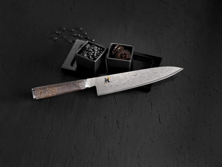 Cuchillo Gyutoh 24 cm, Black 5000MCD 67, Damasco-arce negro Miyabi