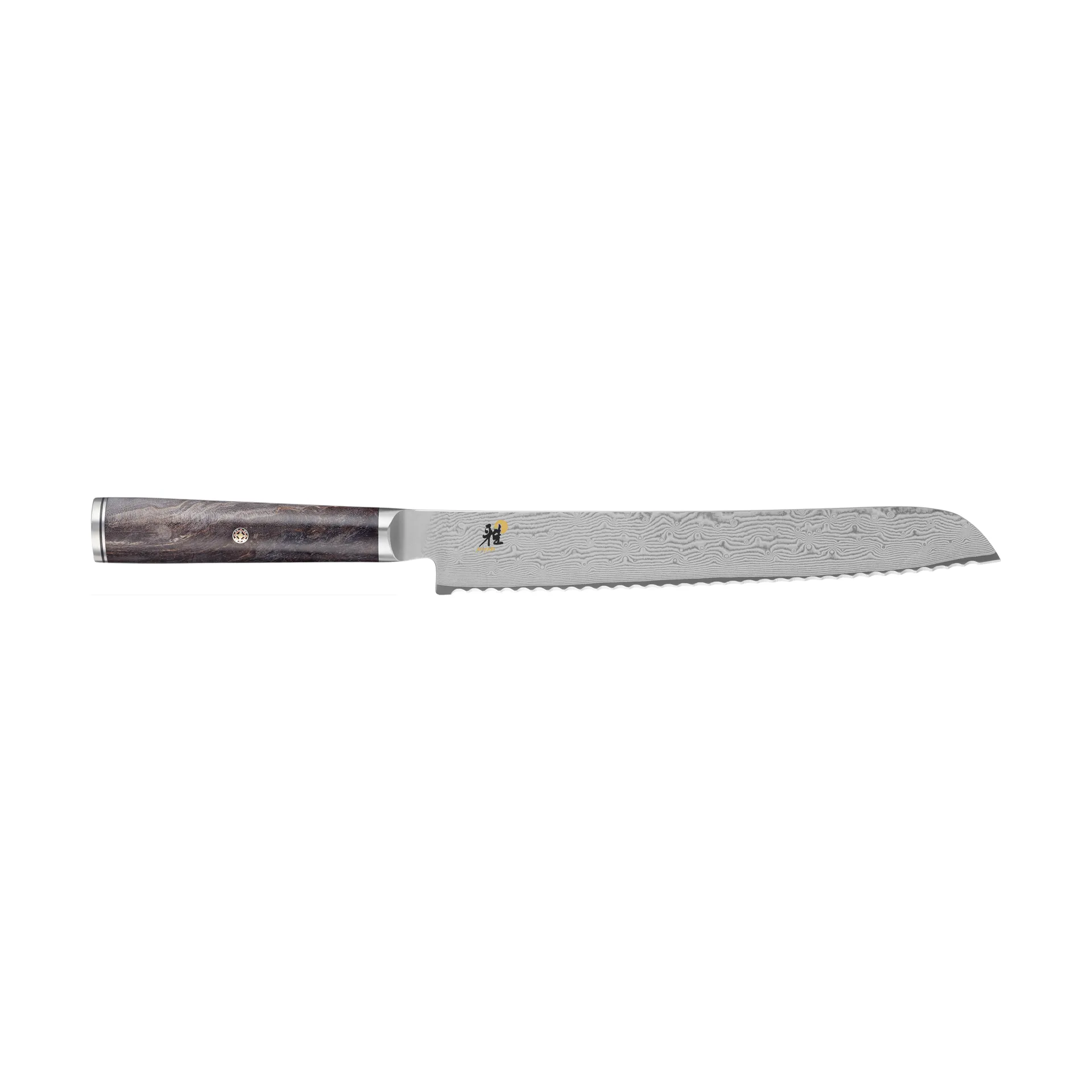 Cuchillo para pan 23 cm, Miyabi Black 5000MCD 67, Damasco-arce negro Miyabi