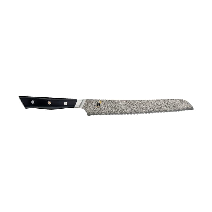 Cuchillo para pan 24 cm, Hibana 800DP - Damasco-negro - Miyabi
