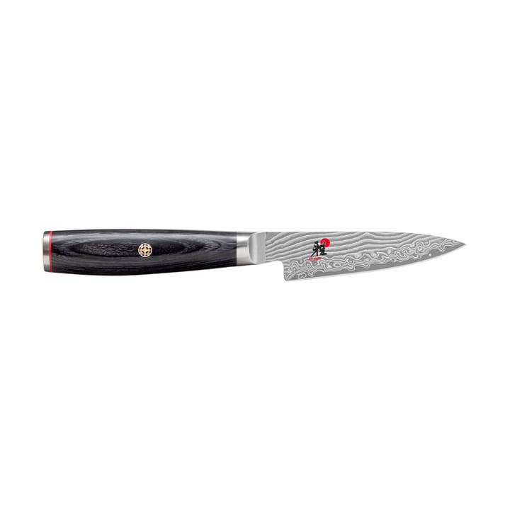 Cuchillo para pelar Raw 5000FCD, 9 cm - Damasco-negro - Miyabi