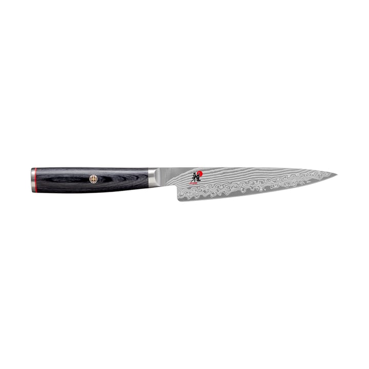 Cuchillo para pelar Raw 5000FCD shotoh, 13 cm - Damasco-negro - Miyabi