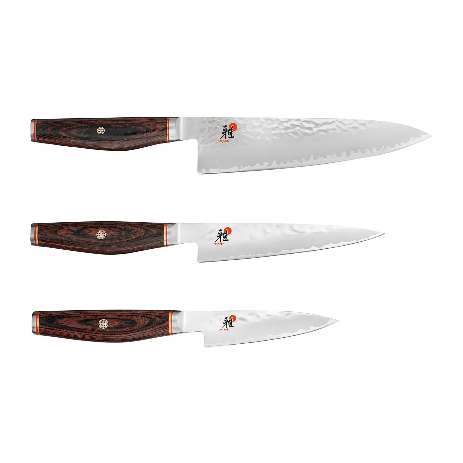 Miyabi Artisan 6000MCT Set de cuchillos 3 piezas, Madera Miyabi