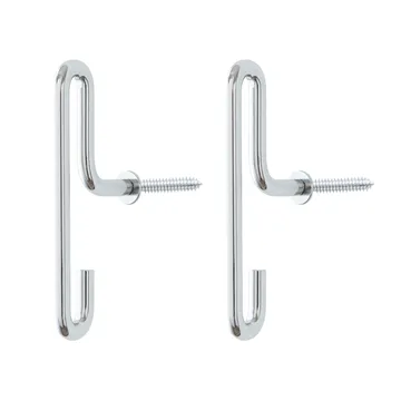2 Ganchos de pared Moebe small - Acero inoxidable - MOEBE
