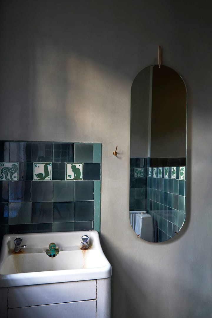 Espejo de pared 40,4x146,9 cm, Brass MOEBE