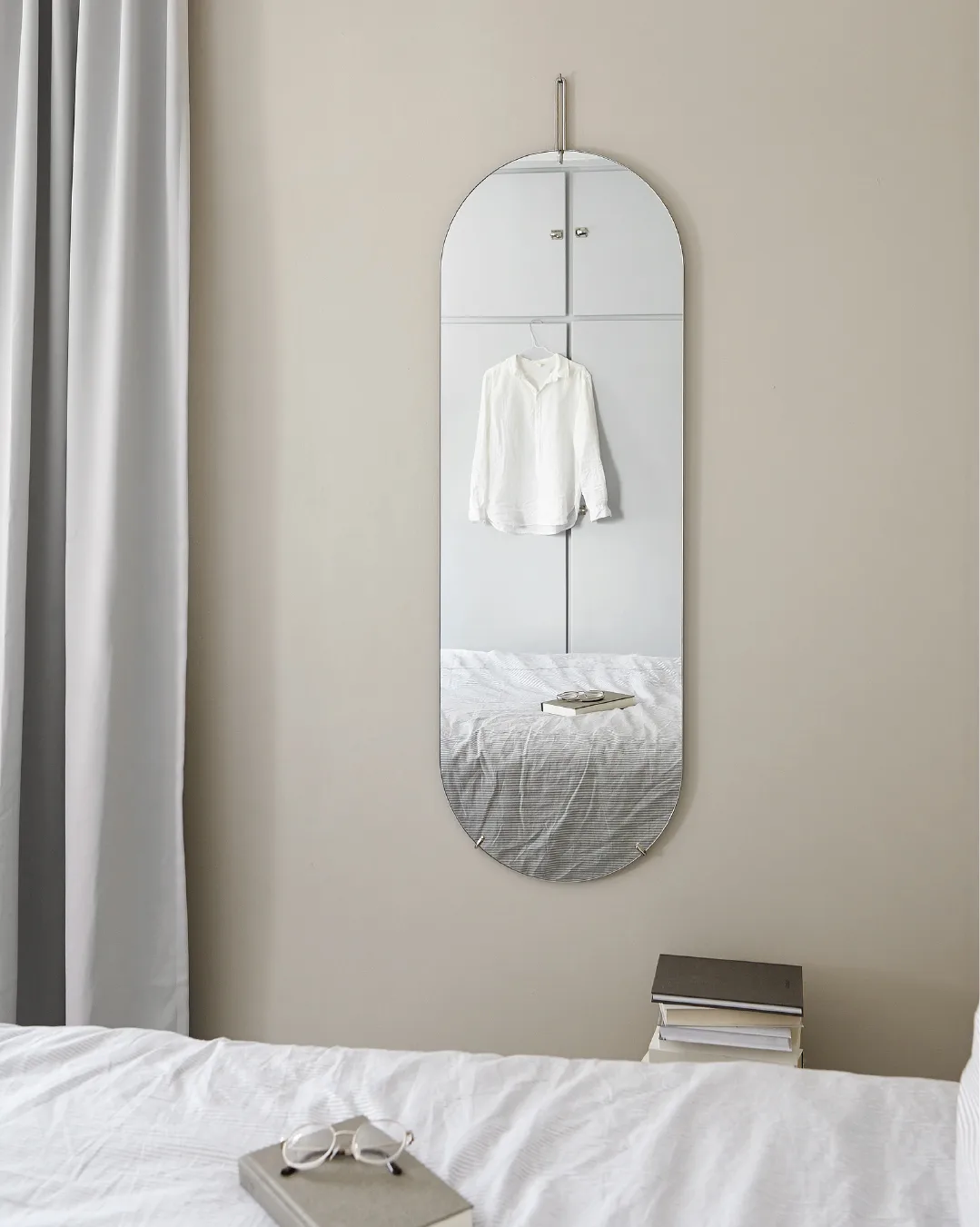 Espejo de pared Moebe 133 cm, Stainless steel MOEBE