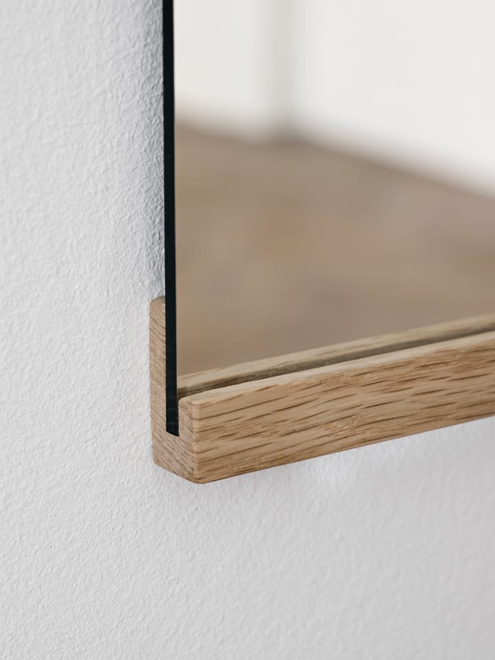Espejo de pared rectangular 70x100 cm, Oak MOEBE