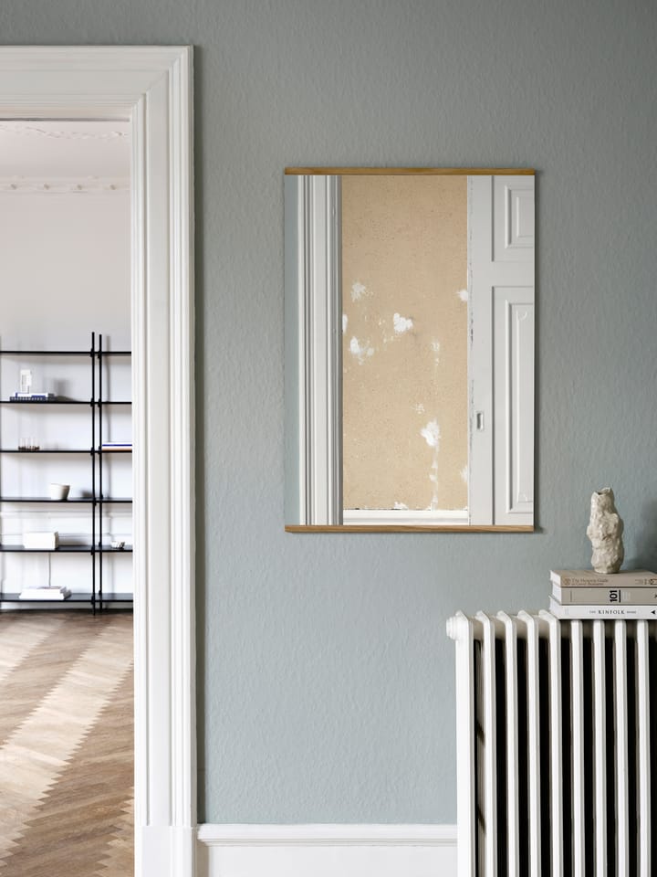 Espejo de pared rectangular 70x100 cm, Oak MOEBE