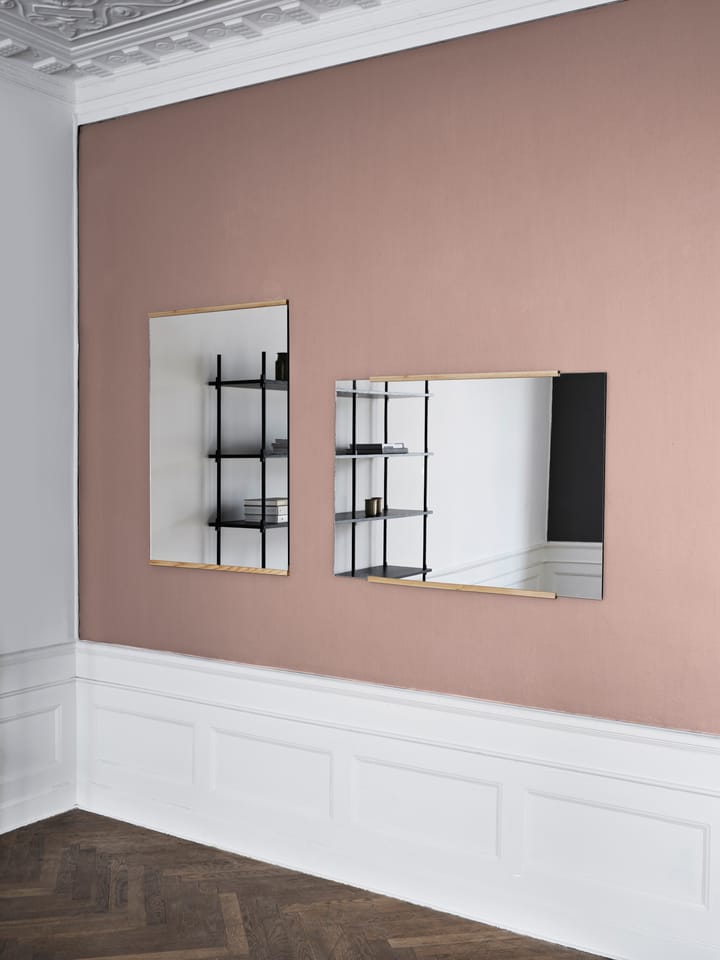 Espejo de pared rectangular 70x100 cm, Oak MOEBE
