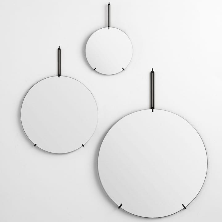 Espejo Moebe Wall mirror Ø 30 cm, negro MOEBE