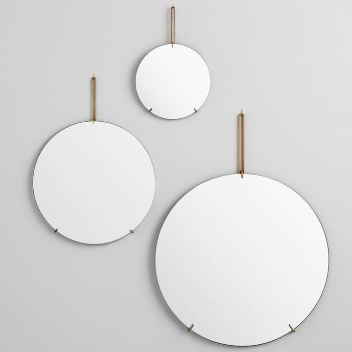 Espejo Moebe Wall mirror Ø 50 cm, Latón MOEBE
