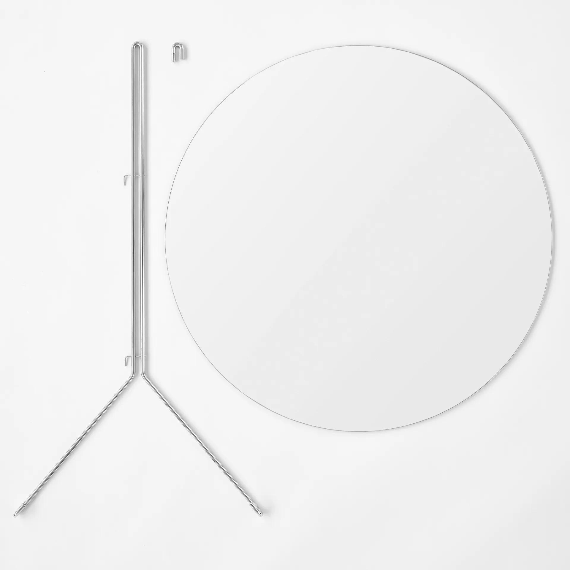 Espejo Moebe wall mirror Ø 70 cm, Cromo MOEBE