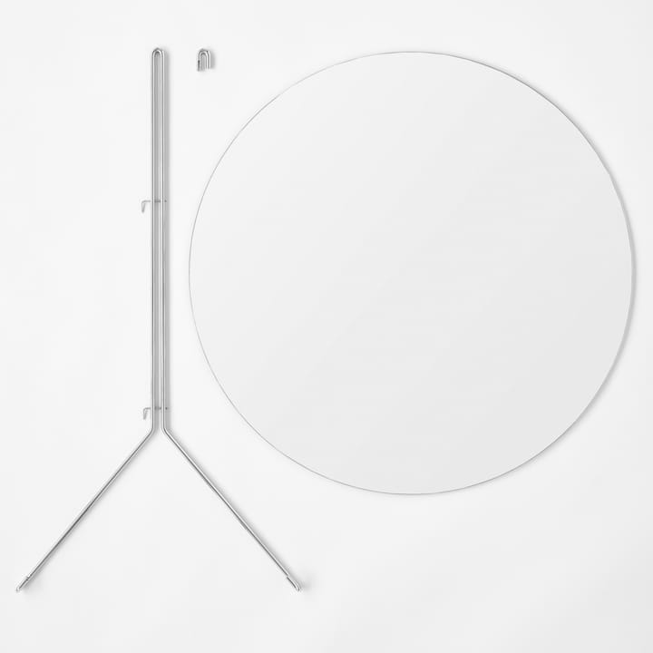 Espejo Moebe wall mirror Ø 70 cm, Cromo MOEBE