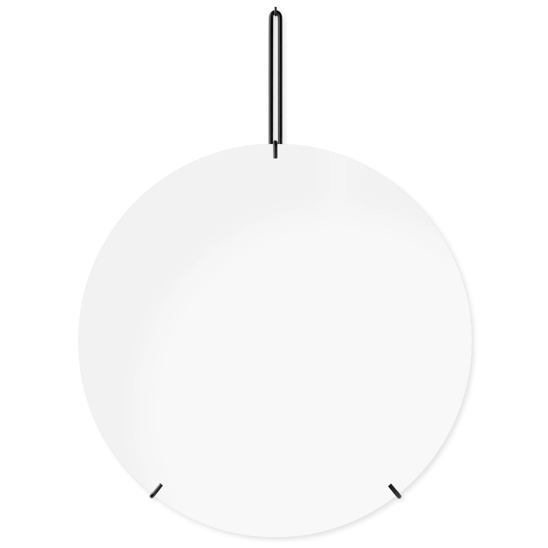 Espejo Moebe wall mirror Ø 70 cm, negro MOEBE