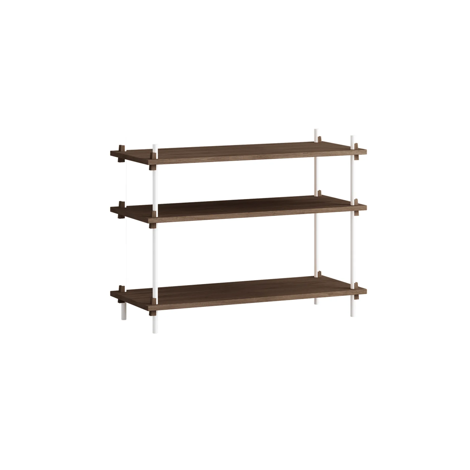 Estantería Shelving System Classic, Roble ahumado-white, 86×65×35 cm, S.65.1.A MOEBE