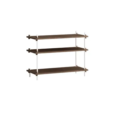 Estantería Shelving System Classic - Roble ahumado-white, 86×65×35 cm, S.65.1.A - MOEBE