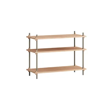 Estantería Shelving System Classic - Roble-warm grey, 86×65×35 cm, S.65.1.A - MOEBE