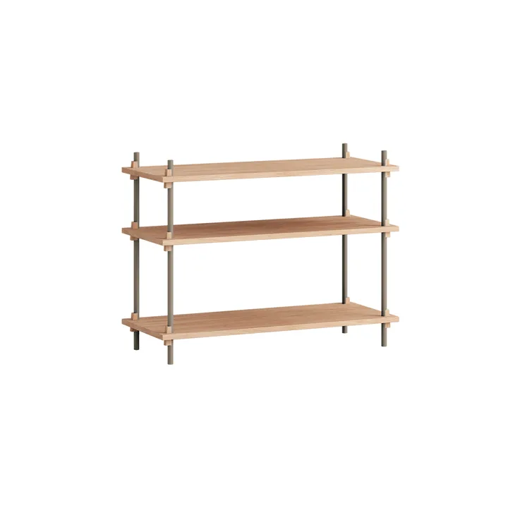 Estantería Shelving System Classic - Roble-warm grey, 86×65×35 cm, S.65.1.A - MOEBE