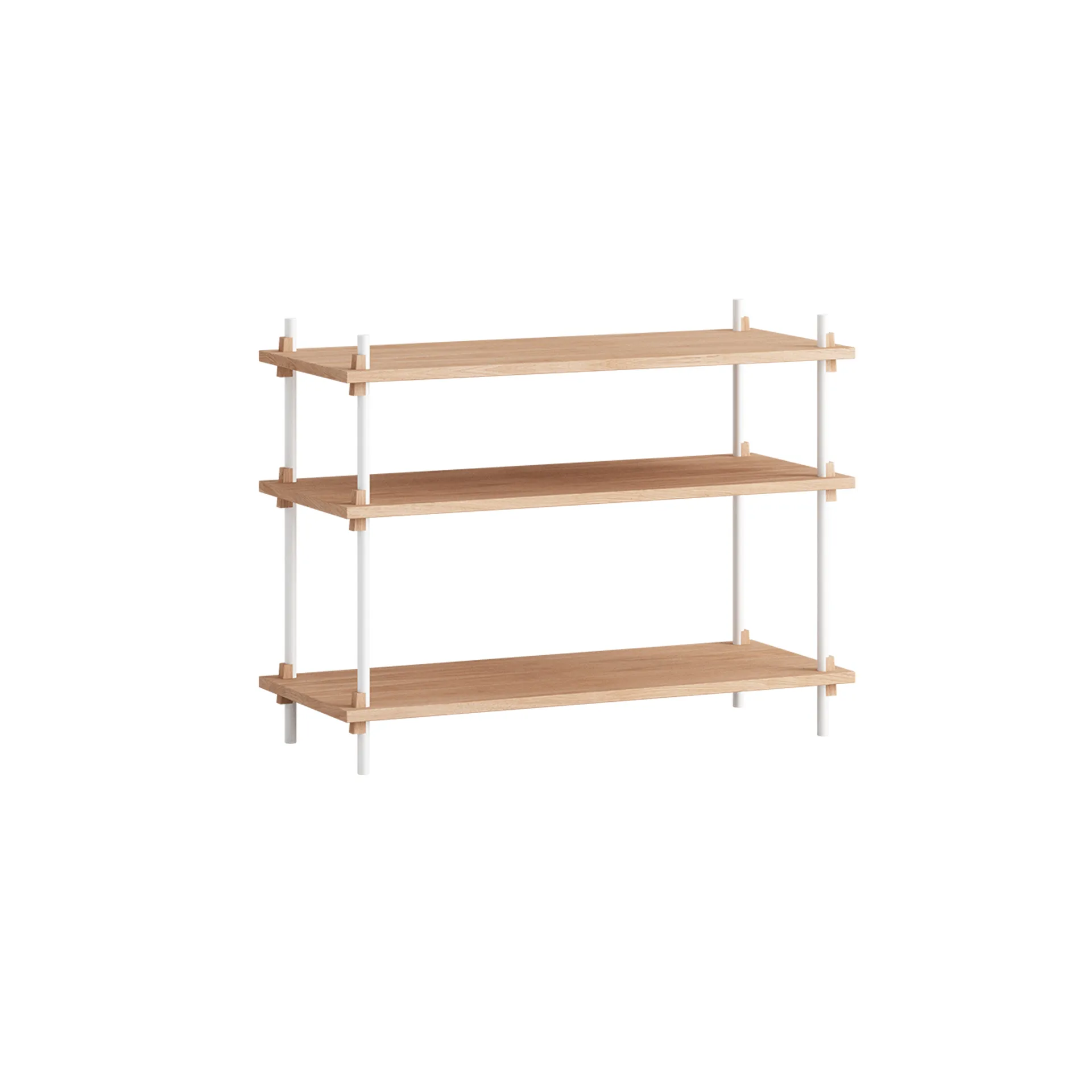 Estantería Shelving System Classic, Roble-white, 86×65×35 cm, S.65.1.A MOEBE