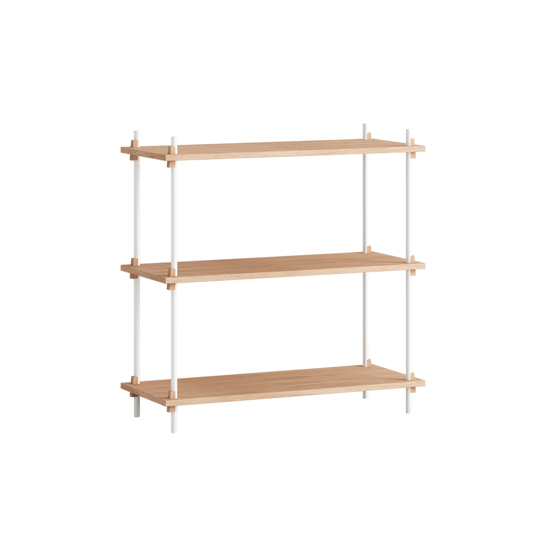 Estantería Shelving System Classic, Roble-white, 86x85x35 cm, S.85.1.A MOEBE