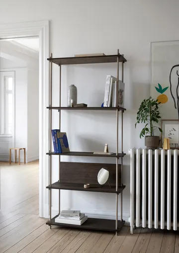 Estantería Shelving System Classic - Roble-white, 86x85x35 cm, S.85.1.A - MOEBE