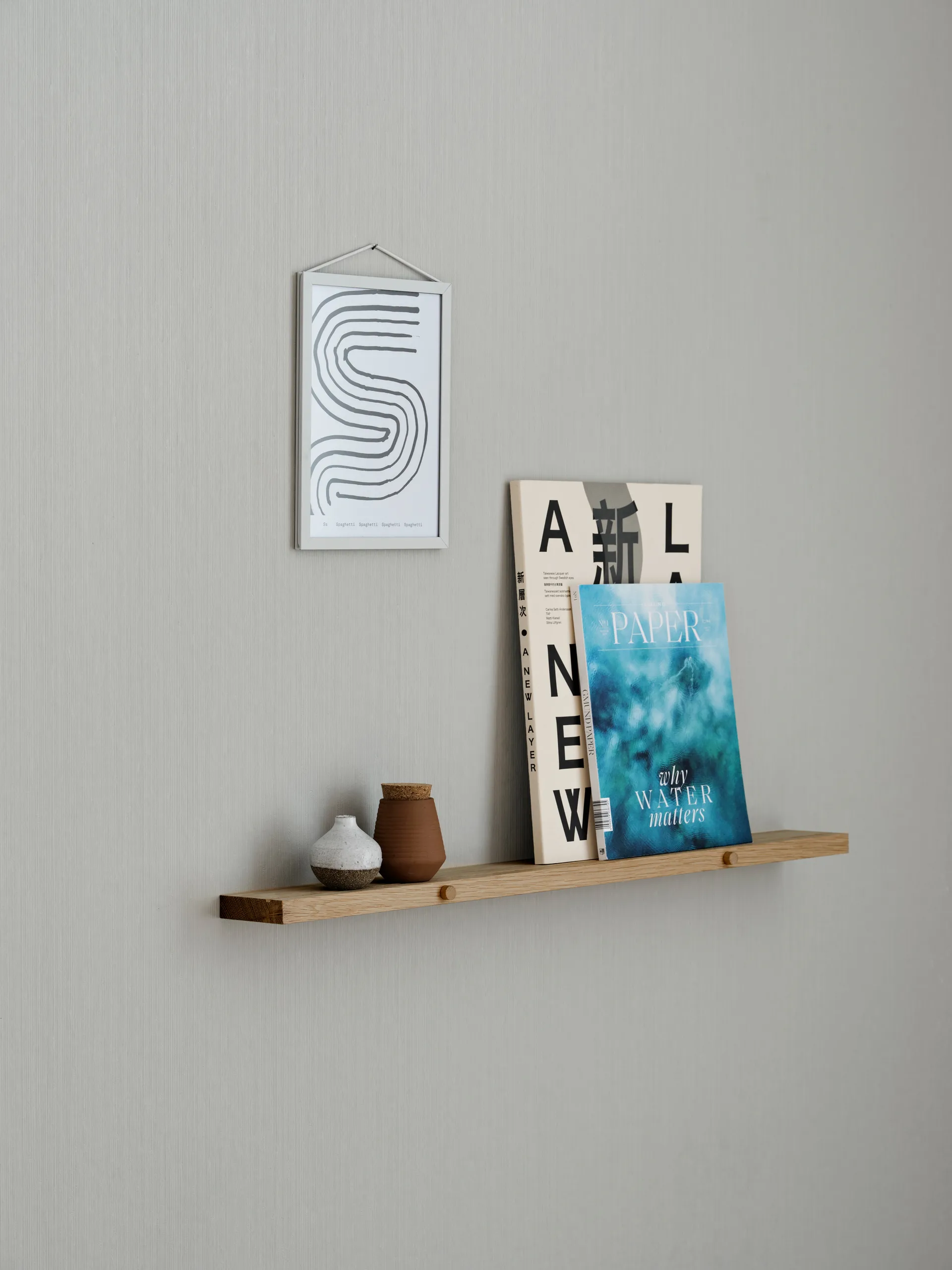 Gallery shelf tavellist 70 cm, Roble MOEBE