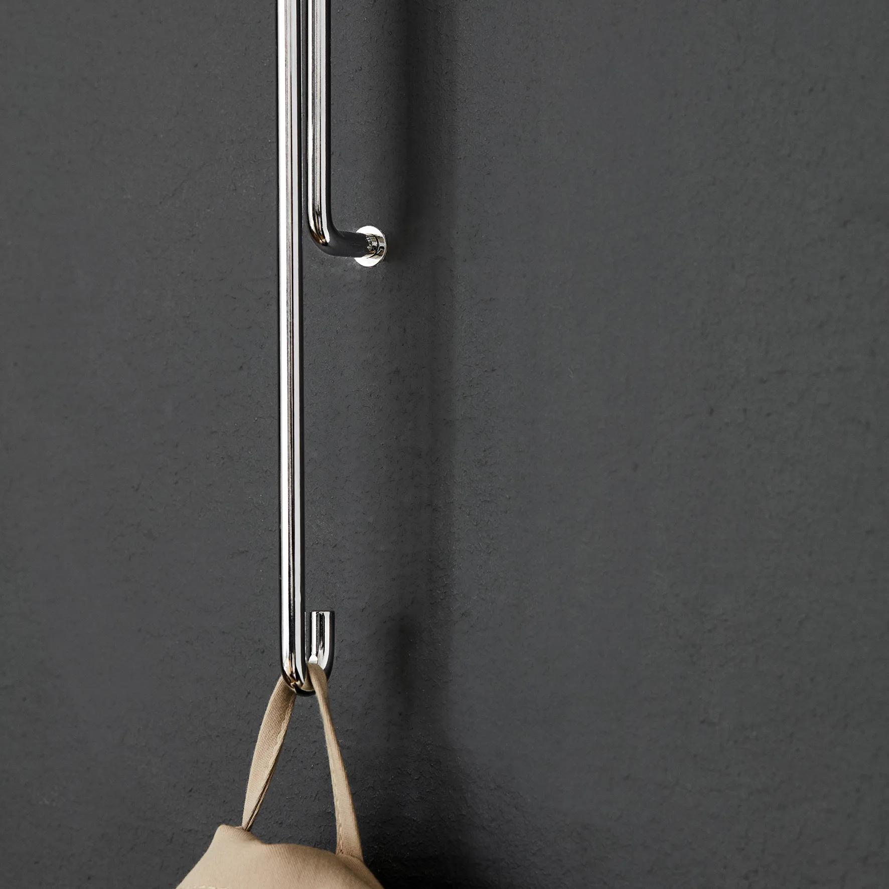 Gancho Moebe Wall hook large, Acero inoxidable MOEBE