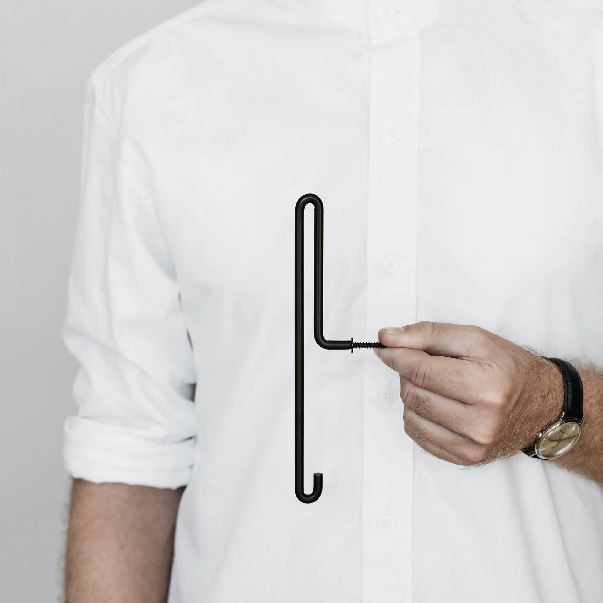 Gancho Moebe Wall hook large, negro MOEBE