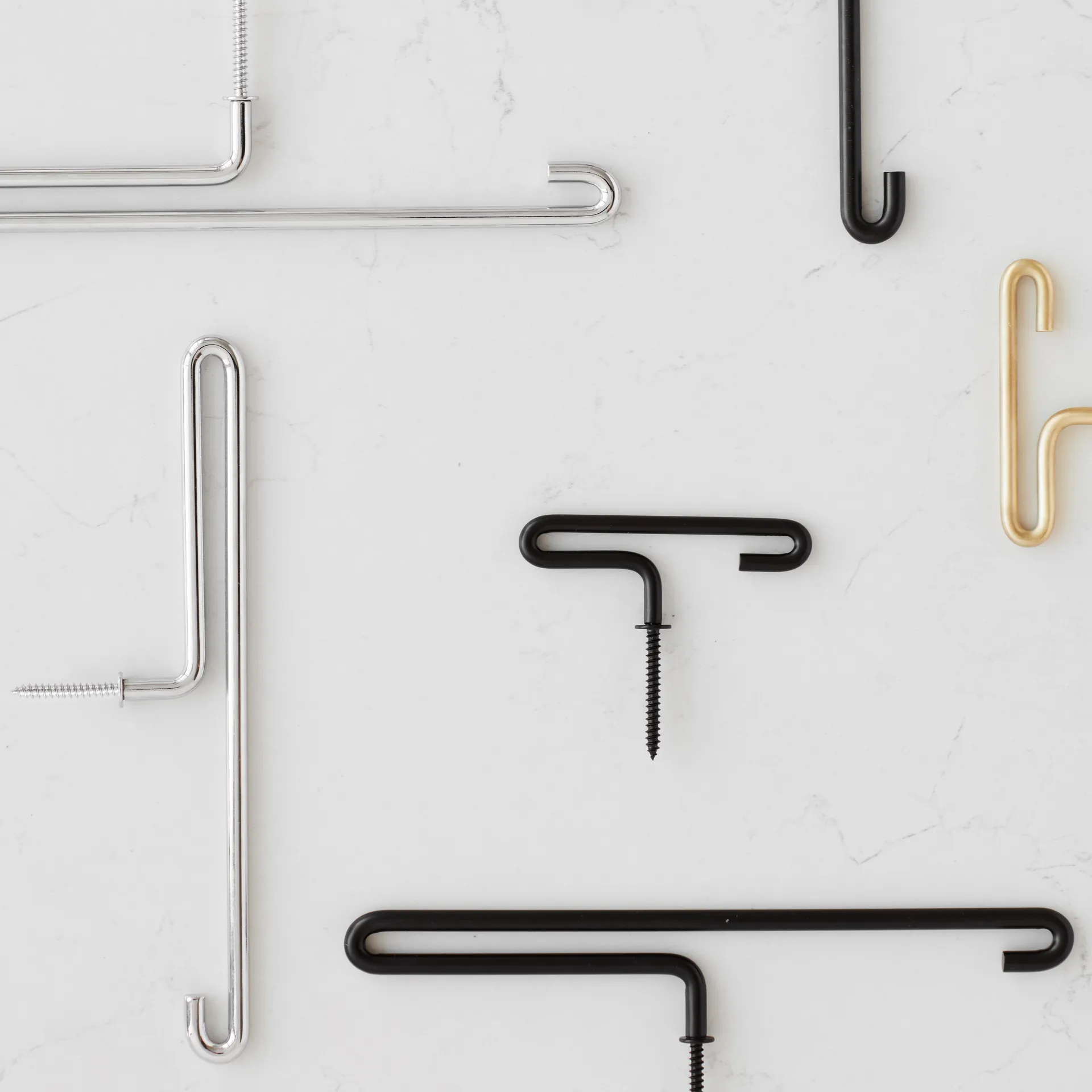 Gancho Moebe Wall hook large, negro MOEBE