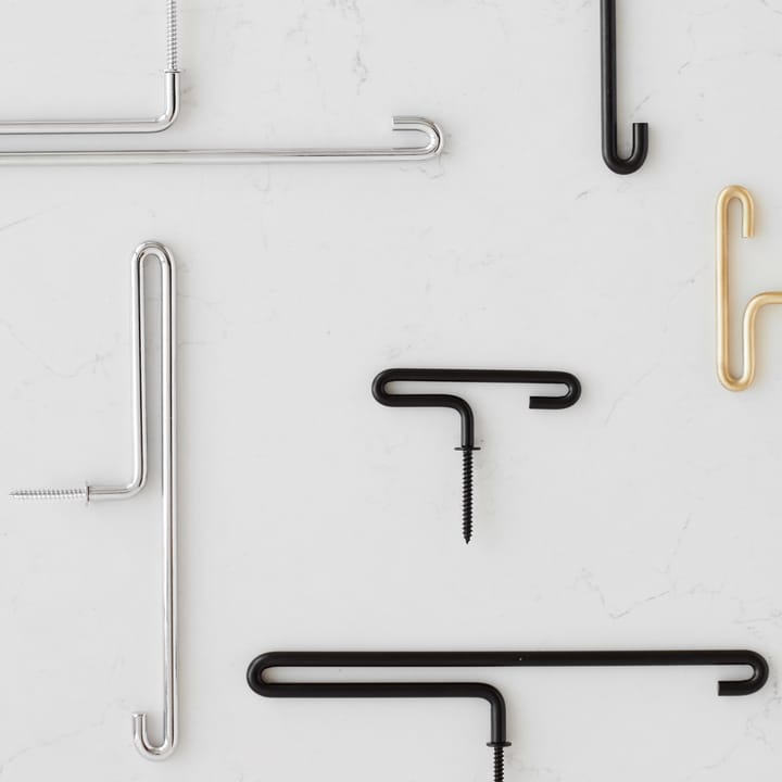 Gancho Moebe Wall hook large, negro MOEBE