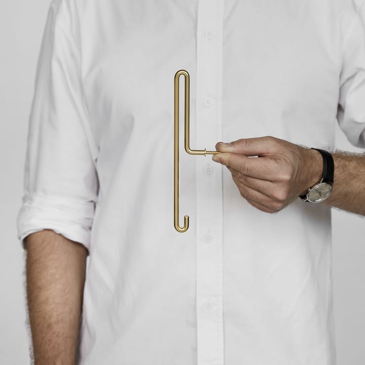 Gancho Moebe Wall hook large, oro mate MOEBE