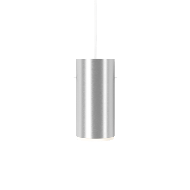 Lámpara colgante Moebe Tube large Ø14 cm - Aluminio cepillado - MOEBE