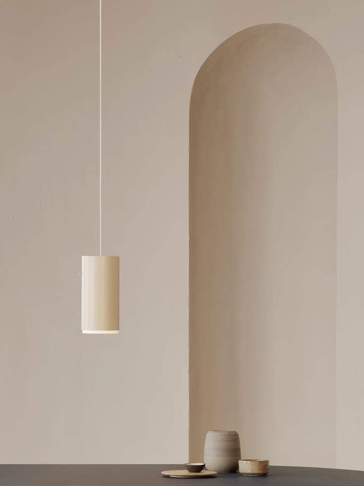 Lámpara colgante Moebe Tube large Ø14 cm, Beige MOEBE