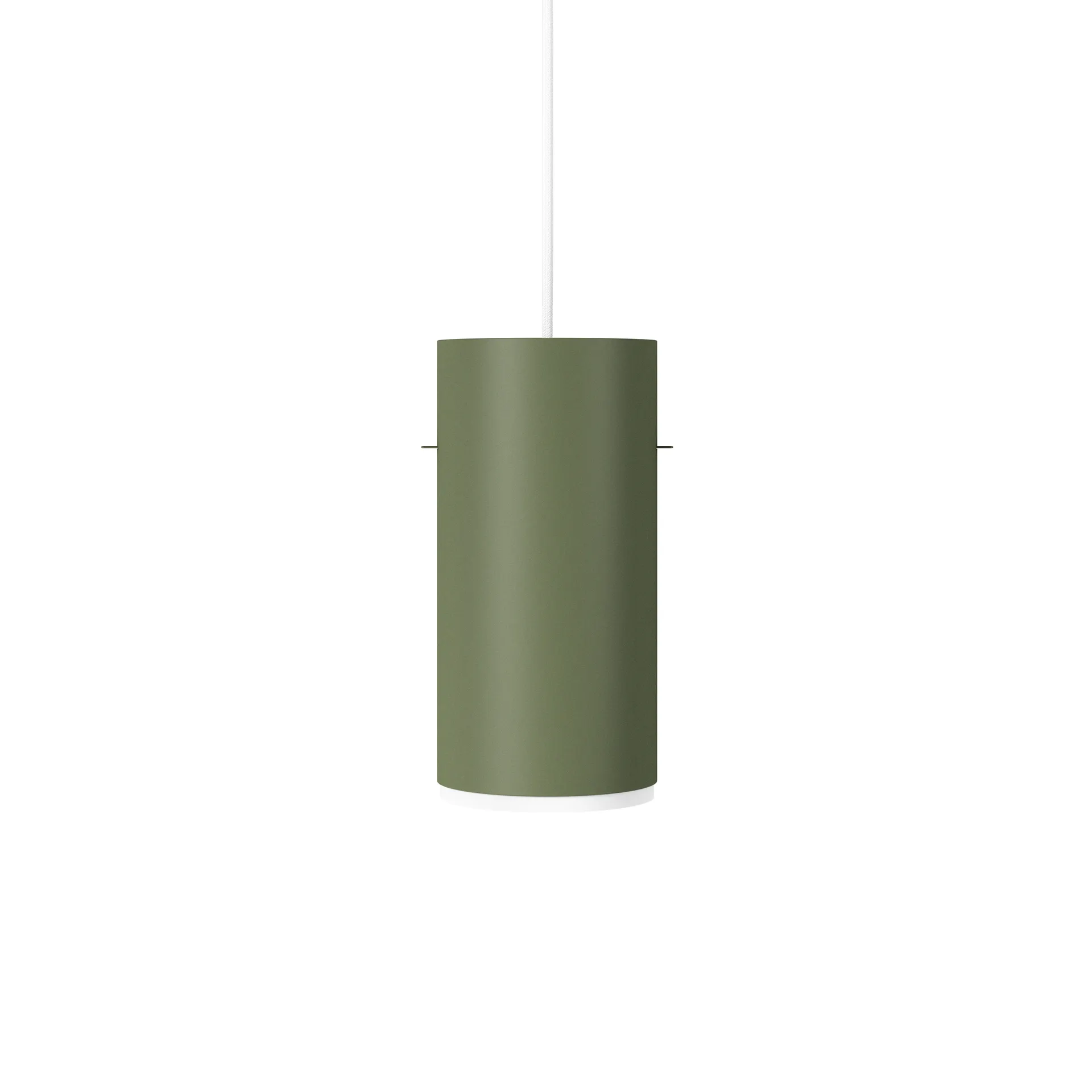 Lámpara colgante Moebe Tube large Ø14 cm, Pine green MOEBE